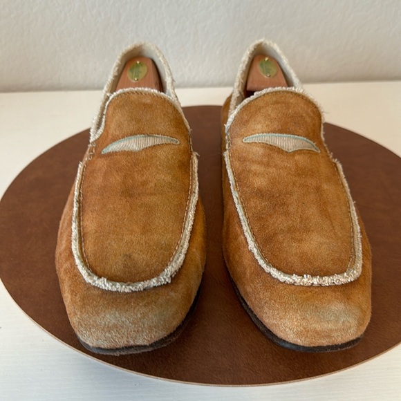 Donald Pliner Suede Loafer | Slip On Size 12 - Picture 2 of 8